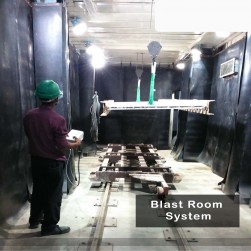 Blast room system